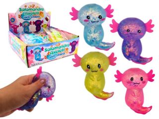 Obrázek z Axolotl mačkací třpytivý 10cm, 4dr (12) 